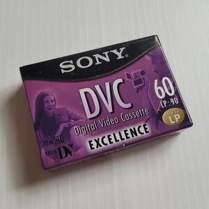 Sony DVC Mini-DV60 (LP 90) EXCELLENCE 60 Min Blank Tape New Sealed